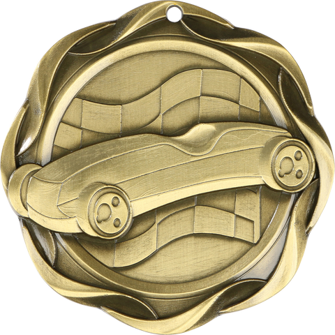 #45013 Pinewood Derby Fusion Medal 3" with Ribbon