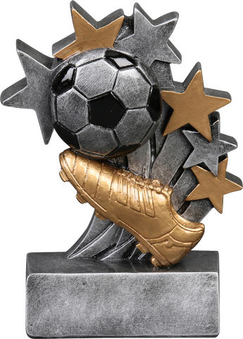 57215GS Star Blast Resin Soccer Trophy