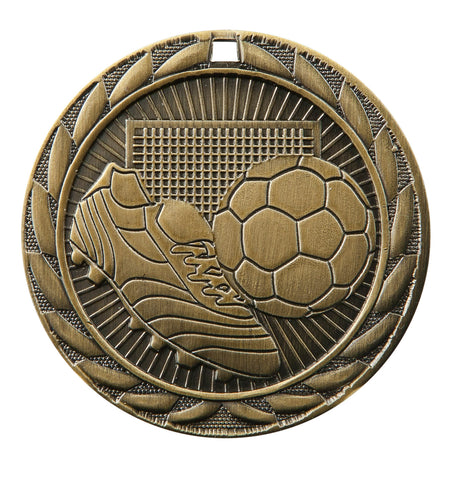 FE-213 Soccer Medal 2" with Ribbon