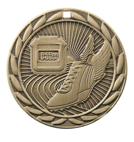 FE-216 Track Medal 2" with Ribbon