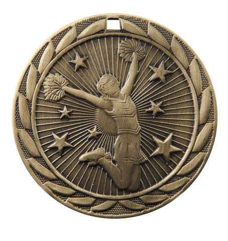FE-226 Cheer Medal 2" with Ribbon
