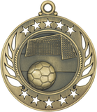 GM109 Soccer Medal 2.25" with Ribbon