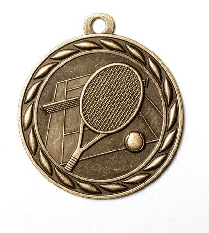 MS352 Sports Medal - Tennis 2" with Ribbon