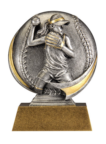 MX502 Motion Xtreme Softball Resin Trophy