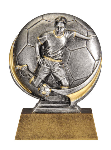 MX505 Motion Xtreme Soccer Male Resin Trophy