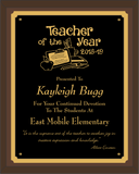 Teacher of the Year Plaque - Standard