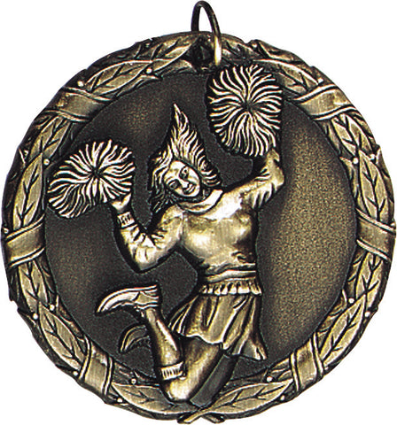 XR-227 Cheer Medal 2" with Ribbon
