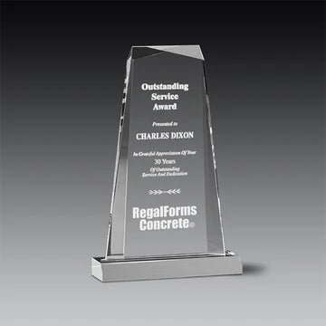 Clear Acrylic Gem Award