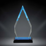 Small Spectra Arrow Blue Acrylic Award 6 7/8"