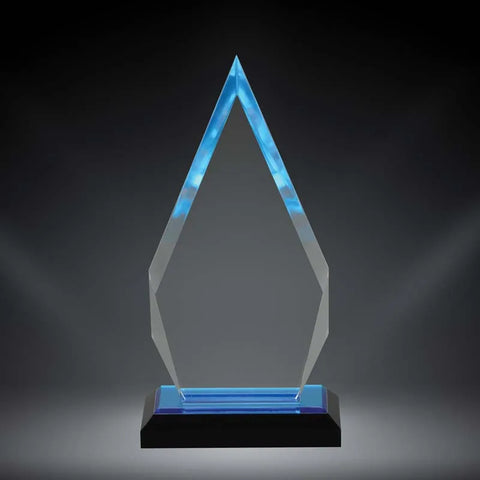 Small Spectra Arrow Blue Acrylic Award 6 7/8"