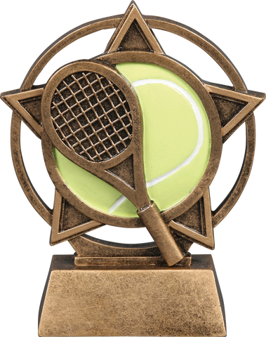 56938GS Orbit Resin Tennis Trophy