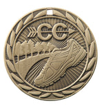 FE215 Cross Country Medal 2" with Ribbon
