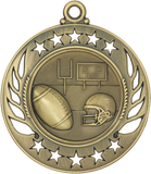 GM104 Football Medal 2.25" with Ribbon