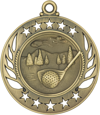 GM105 Golf Medal 2.25" with Ribbon