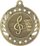 GM108 Music Medal 2.25" with Ribbon