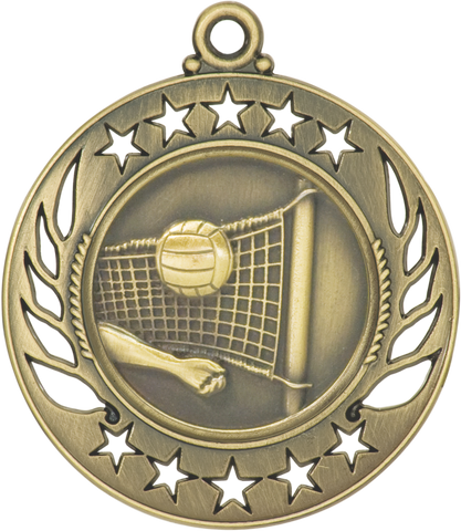 GM117 Volleyball Medal 2.25" with Ribbon