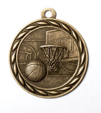 MS334 Sports Medal - Basketball 2" with Ribbon