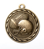 MS339 Sports Medal - Football 2" with Ribbon