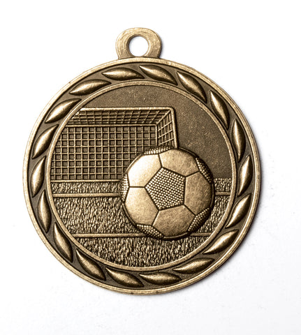 MS349 Sports Medal - Soccer 2" with Ribbon