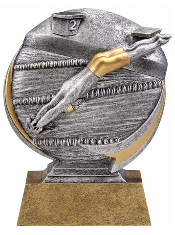 MX529 Motion Xtreme Swimming Male Resin Trophy