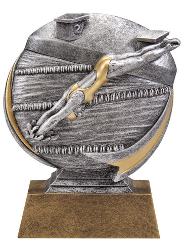 MX530 Motion Xtreme Swimming Female Resin Trophy