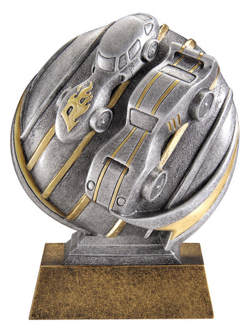 MX534 Motion Xtreme Pinewood Derby Resin Trophy