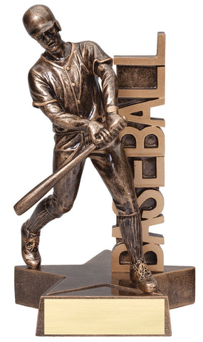 Billboard Series Resin Baseball Trophy