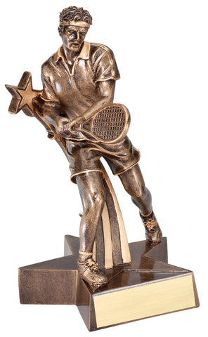 Superstar Series Resin Male Tennis Trophy