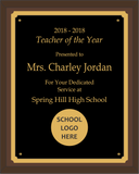Teacher of the Year Plaque - Standard