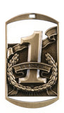 DT Dog Tag Medals 2.75" with Ribbon