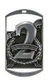 DT Dog Tag Medals 2.75" with Ribbon