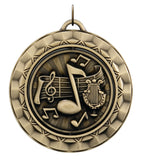 Spinner Series Academic Medals 2.25" with Ribbon