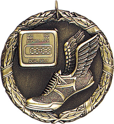 XR-216 Track Medal 2" with Ribbon