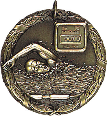 XR-240 Swimming Medal 2" with Ribbon